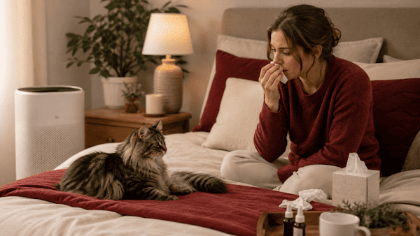 Alergia a pelo de gato: o erro que muita gente confunde com rinite comum