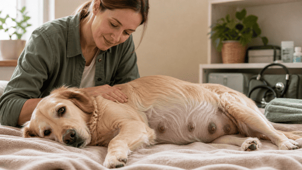 Cachorra grávida sintomas: o erro que muitos tutores só percebem tarde