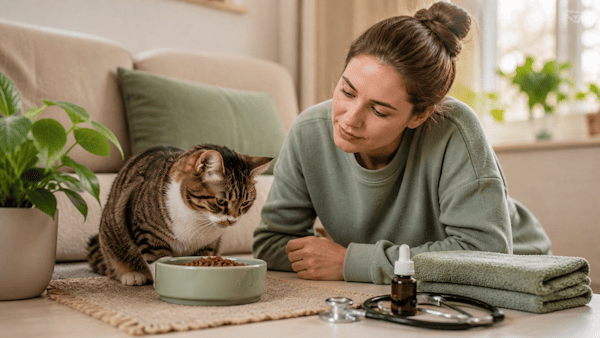 Gato vomitar ração: o erro que muitos tutores tratam como normal